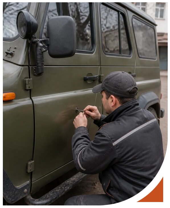 Профессиональное вскрытие автомобиля УАЗ без повреждений в Урае