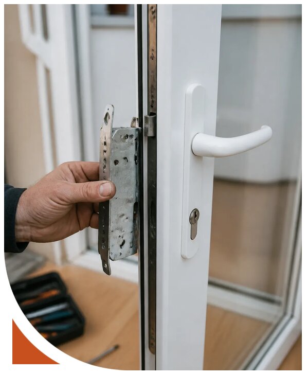 Ремонт замка пластиковой двери в Урае от 2605 р. | Разлок-Урй